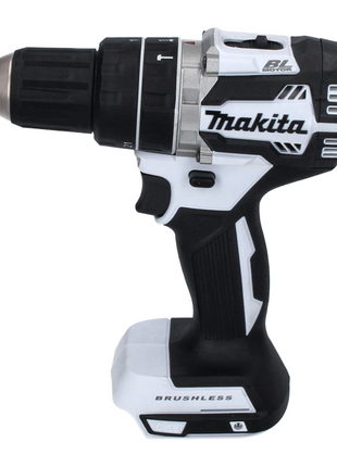 Makita DHP 484 RF1 W Taladro percutor inalámbrico 18 V 54 Nm sin escobillas blanco + 1x batería 3,0 Ah + cargador