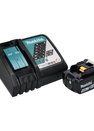 Makita DHP 484 RM1 W perceuse à percussion sans fil 18 V 54 Nm sans balais blanc + 1x batterie 4,0 Ah + chargeur