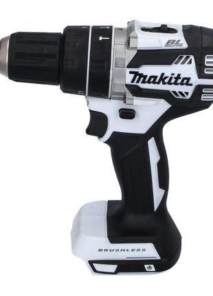 Makita DHP 484 G1J W Taladro percutor inalámbrico 18 V 54 Nm sin escobillas blanco + 1x batería 6,0 Ah + Makpac - sin cargador