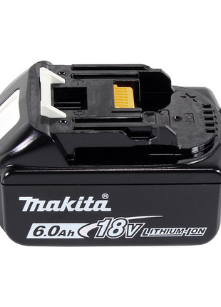 Makita DHP 484 G1J W Taladro percutor inalámbrico 18 V 54 Nm sin escobillas blanco + 1x batería 6,0 Ah + Makpac - sin cargador