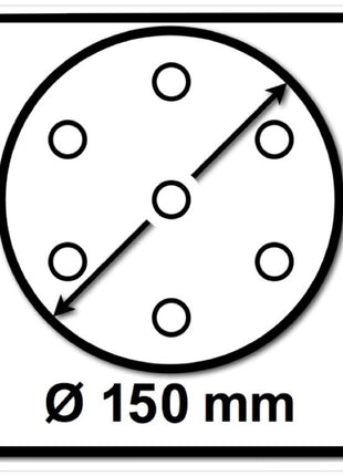 4x Makita miękka tarcza szlifierska do szlifierki oscylacyjnej / szlifierki 150 mm M8 ( 196684-1 )