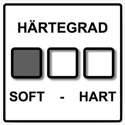 4x Makita miękka tarcza szlifierska do szlifierki oscylacyjnej / szlifierki 150 mm M8 ( 196684-1 )