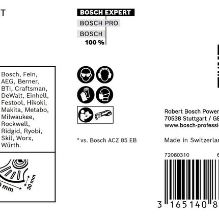 Bosch EXPERT Multi Material ACZ 105 ET Brzeszczot segmentowy Starlock 105 mm 5 szt. ( 2608664207 ) Węglik spiekany