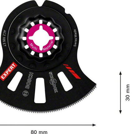 Brzeszczot segmentowy Bosch EXPERT Multi Material ACZ 105 ET Starlock 105 mm 1 szt. ( 2608664208 ) Węglik spiekany
