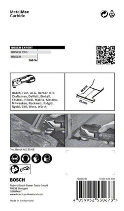 Bosch EXPERT AIZ 32 AIT Brzeszczot do cięcia wgłębnego Starlock 32 x 40 mm 5 szt. ( 2608900015 ) do metalu Carbide MetalMax - następca 2608662033