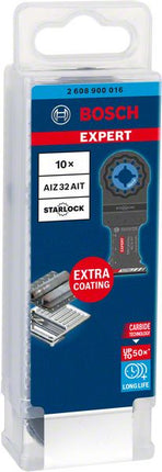 Bosch EXPERT AIZ 32 AIT brzeszczot do cięcia wgłębnego Starlock 32 x 40 mm 10 szt. ( 2608900016 ) do metalu Carbide MetalMax - następca 2608664473