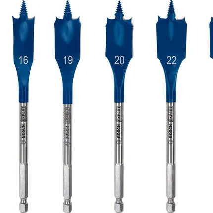 Zestaw frezów płaskich Bosch EXPERT SelfCut Speed 13 - 25 mm 6 szt. ( 2608900333 ) do drewna - następca 2608595425