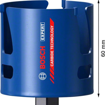 Bosch Expert Construction Material Lochsäge 68 x 60 mm ( 2608900470 ) Carbide Technology für Dreh- und Schlagbohrer