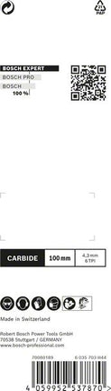 Brzeszczot do wyrzynarki Bosch EXPERT Fibre Plaster T 141 TCT 100 mm 3 szt. ( 2608900563 ) Carbide Technology