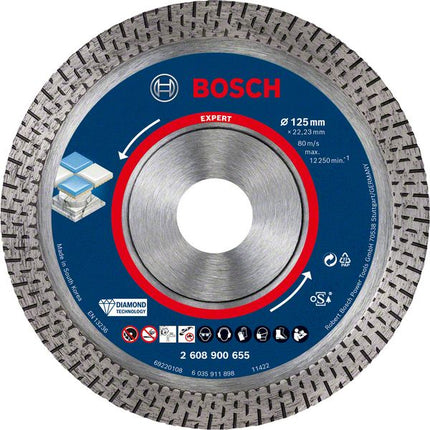 Diamentowa tarcza tnąca Bosch EXPERT HardCeramic 125 x 22,23 mm 1 szt. ( 2608900655 ) Diamond Technology