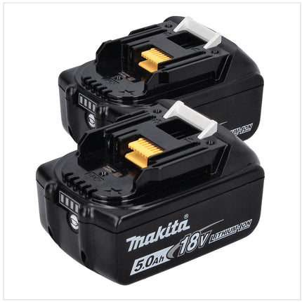 Akumulatorowy naświetlacz LED Makita DML 810 T 18 / 36 V ( 2 x 18 V ) 5500 lm IP54 + 2x akumulator 5,0 Ah - bez ładowarki