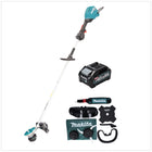 Makita UR 003 GM101 débroussailleuse à batterie 40 V brushless IPX4 + batterie 4,0 Ah + bandoulière + tête de couteau + tête de fil + couteau à mouche + sac - sans chargeur