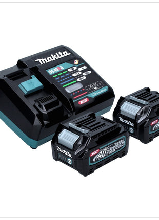 Makita RS 001 GD2 Scie circulaire sans fil 185mm 40V max. Brushless + 2x Batteries 2,5Ah + Chargeur