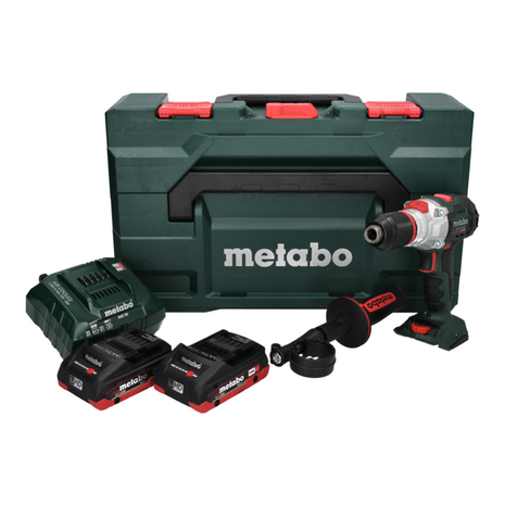 Metabo SB 18 LTX BL I Akumulatorowa wiertarko-wkrętarka udarowa 18 V 130 Nm bezszczotkowa + 2x akumulator 4,0 Ah + ładowarka + metaBOX