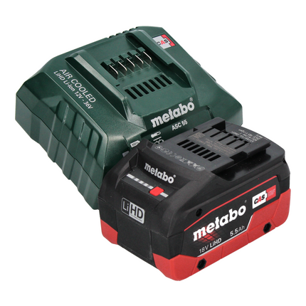 Metabo SB 18 LTX BL I Akumulatorowa wiertarko-wkrętarka udarowa 18 V 130 Nm bezszczotkowa + 1x akumulator 5,5 Ah + ładowarka + metaBOX
