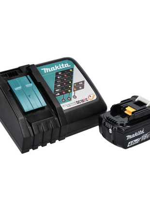 Makita DML 812 RM1 Lampe torche à LED 18 V 1250 lm + 1x batterie 4,0 Ah + chargeur