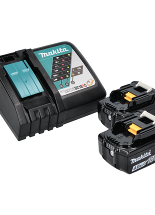 Makita DML 812 RM Lampe torche à LED 18 V 1250 lm + 2x batterie 4,0 Ah + chargeur