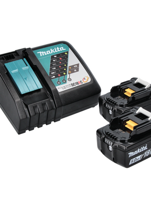 Makita DML 812 RT Akumulatorowa latarka ręczna LED 18 V 1250 lm + 2x akumulator 5,0 Ah + ładowarka