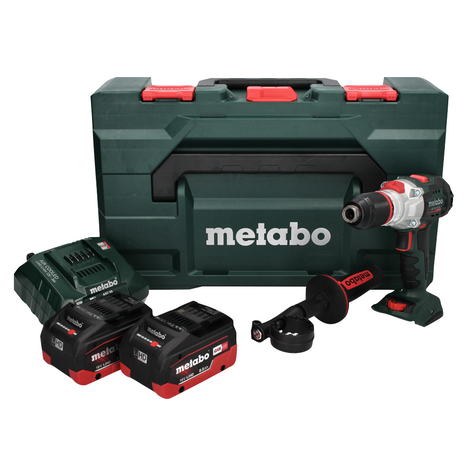 Metabo SB 18 LTX BL I Akumulatorowa wiertarko-wkrętarka udarowa 18 V 130 Nm bezszczotkowa + 2x akumulator 8,0 Ah + ładowarka + metaBOX