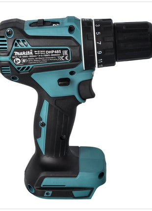 Makita DHP 485 RT1 akumulatorowa wiertarko-wkrętarka udarowa 18 V 50 Nm bezszczotkowa + 1x akumulator 5,0 Ah + ładowarka