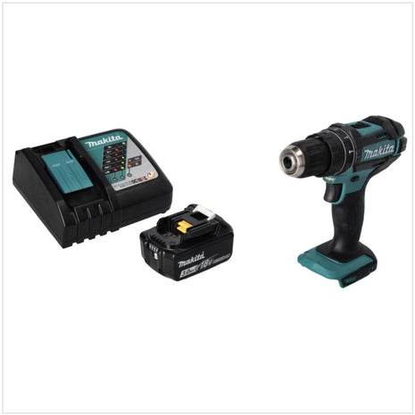 Makita DHP 482 RF1 Akku Schlagbohrschrauber 18 V 62 Nm + 1x Akku 3,0 Ah + Ladegerät - Toolbrothers