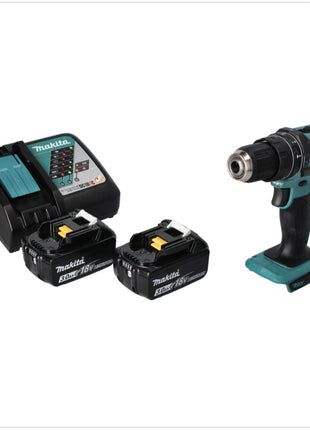 Makita DHP 482 RF Akku Schlagbohrschrauber 18 V 62 Nm + 2x Akku 3,0 Ah + Ladegerät - Toolbrothers