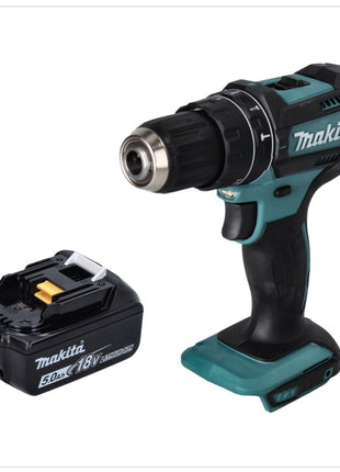 Makita DHP 482 T1 Akku Schlagbohrschrauber 18 V 62 Nm + 1x Akku 5,0 Ah - ohne Ladegerät - Toolbrothers