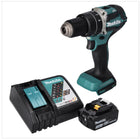 Makita DHP 484 RT1 Perceuse-visseuse à percussion sans fil 18 V 54 Nm brushless + 1x Batterie 5,0 Ah + Chargeur