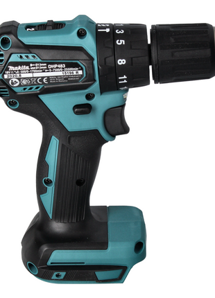 Makita DHP 483 RF Perceuse-visseuse à percussion sans fil 18 V 40 Nm Brushless + 2x Batteries 3,0 Ah + Chargeur