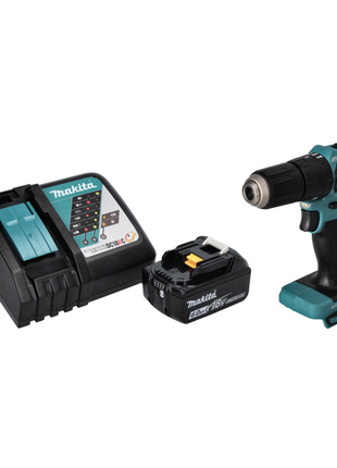 Makita DHP 483 RG1 akumulatorowa wiertarko-wkrętarka udarowa 18 V 40 Nm bezszczotkowa + 1x akumulator 6,0 Ah + ładowarka