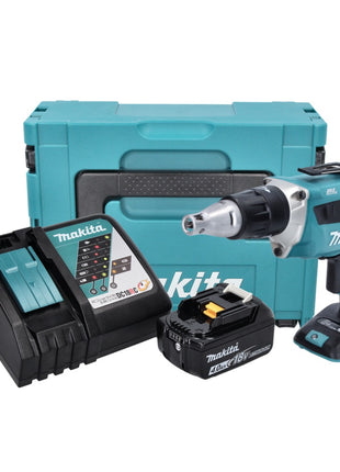 Makita DFS 452 RM1J Akku Schnellbauschrauber 18 V Brushless + 1x Akku 4,0 Ah + Ladegerät + Makpac - Toolbrothers