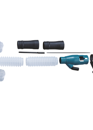 Makita DHR 400 ZKU Akku Kombihammer 36 V ( 2 x 18 V ) 8,0 J SDS Max Brushless + Absaugset + Koffer - ohne Akku, ohne Ladegerät