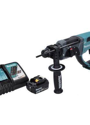 Makita DHR 202 RM1 martillo combinado a batería 18 V 2,0 J SDS Plus + 1x batería 4,0 Ah + cargador