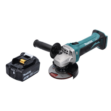 Amoladora angular a batería Makita DGA 452 F1 18 V 115 mm + 1x batería 3,0 Ah - sin cargador