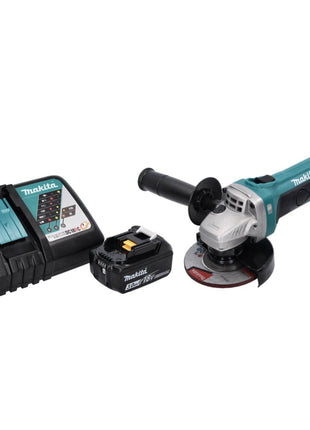 Amoladora angular a batería Makita DGA 452 RF1 18 V 115 mm + 1x batería 3,0 Ah + cargador