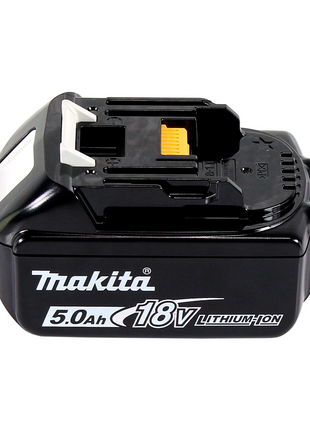 Desbrozadora de batería Makita DUR 368 AT 36 V (2 x 18 V) de dos mangos sin escobillas + 2x batería 5,0 Ah - sin cargador