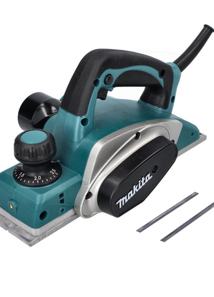 Makita KP 0800 Falzhobel / Elektrohobel 620 W 82 mm + Wendemesser - ohne Koffer