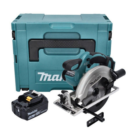 Makita DSS 611 M1J Akku Handkreissäge 18 V 165 mm + 1x Akku 4,0 Ah + Makpac - ohne Ladegerät