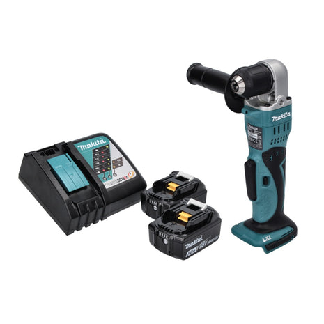 Makita DDA 351 RF Akku Winkelbohrmaschine 18 V 13,5 Nm + 2x Akku 3,0 Ah + Ladegerät - Toolbrothers