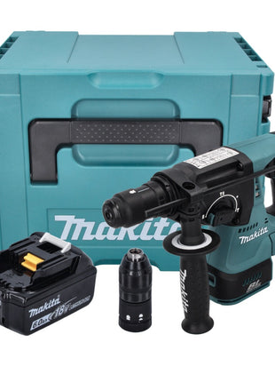 Makita DHR 243 G1J Akku Bohrhammer 18 V 2,0 J SDS plus Brushless + 1x Akku 6,0 Ah + Makpac - ohne Ladegerät