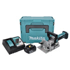 Makita DPJ 180 RM1J Akku Nutfräse 18 V 100 mm + 1x Akku 4,0 Ah + Ladegerät + Makpac - Toolbrothers