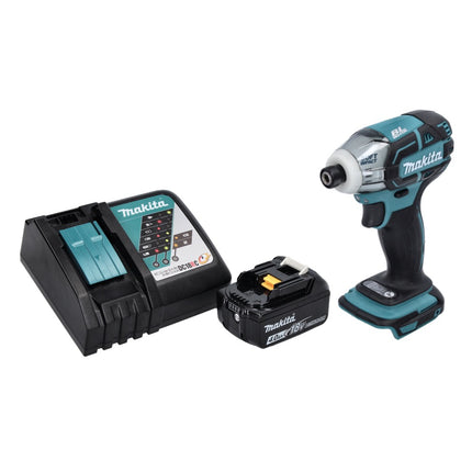 Makita DTS 141 RM1 akumulatorowa wkrętarka impulsowa 18 V 40 Nm 1/4" bezszczotkowa + 1x akumulator 4,0 Ah + ładowarka