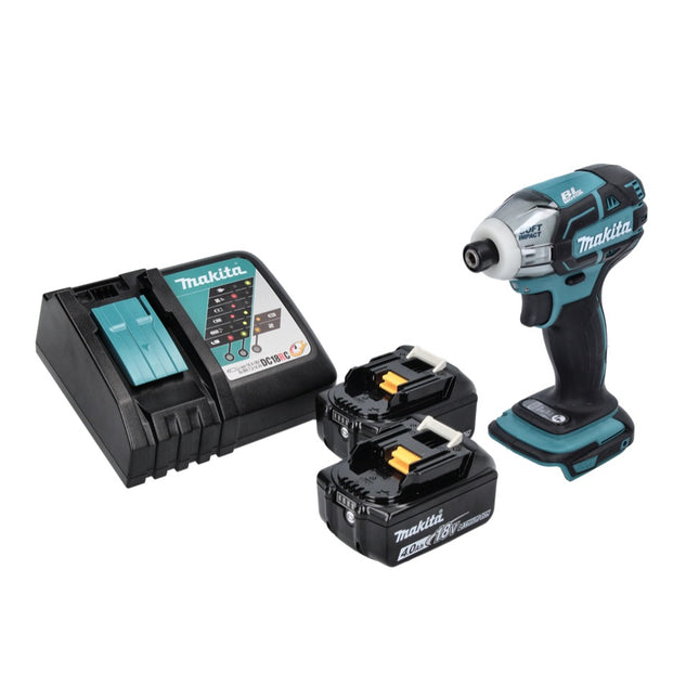 Makita DTS 141 RM akumulatorowa wkrętarka impulsowa 18 V 40 Nm 1/4" bezszczotkowa + 2x akumulator 4,0 Ah + ładowarka