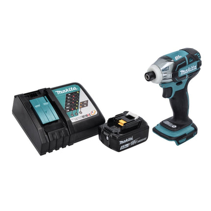 Makita DTS 141 RT1 akumulatorowa wkrętarka impulsowa 18 V 40 Nm 1/4" bezszczotkowa + 1x akumulator 5,0 Ah + ładowarka