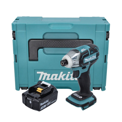 Makita DTS 141 F1J Akku Impulsschrauber 18 V 40 Nm 1/4" Brushless + 1x Akku 3,0 Ah + Makpac - ohne Ladegerät