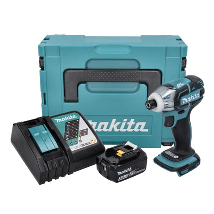 Makita DTS 141 RF1J akumulatorowa wkrętarka impulsowa 18 V 40 Nm 1/4" bezszczotkowa + 1x akumulator 3,0 Ah + ładowarka + Makpac