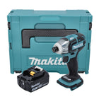 Makita DTS 141 M1J destornillador de impulso inalámbrico 18 V 40 Nm 1/4