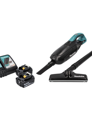 Makita DCL 182 RM B Akku Staubsauger 18 V Schwarz + 2x Akku 4,0 Ah + Ladegerät - Toolbrothers