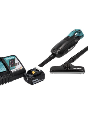 Makita DCL 182 RG1 B Akku Staubsauger 18 V Schwarz + 1x Akku 6,0 Ah + Ladegerät - Toolbrothers