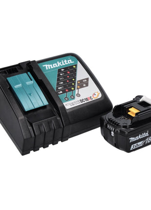 Makita DBN 500 RF1J Akumulatorowa gwoździarka pionowa 18 V 15-50 mm + 1x akumulator 3,0 Ah + ładowarka + Makpac